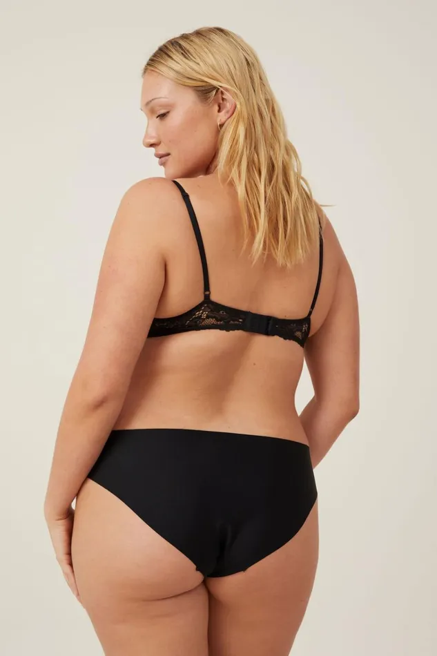 Women Panties Cotton On The Invisible Bikini Brief r Black Women Panties Cotton On The Invisible Bikini Brief r Black