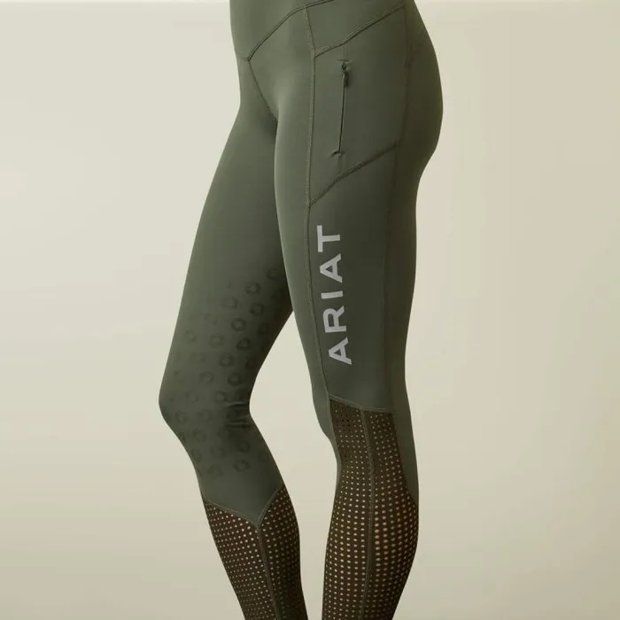 Women Pants and Shorts Ariat Eos Knee Patch Tight Beetleforest Mist Women Pants and Shorts Ariat Eos Knee Patch Tight Beetleforest Mist