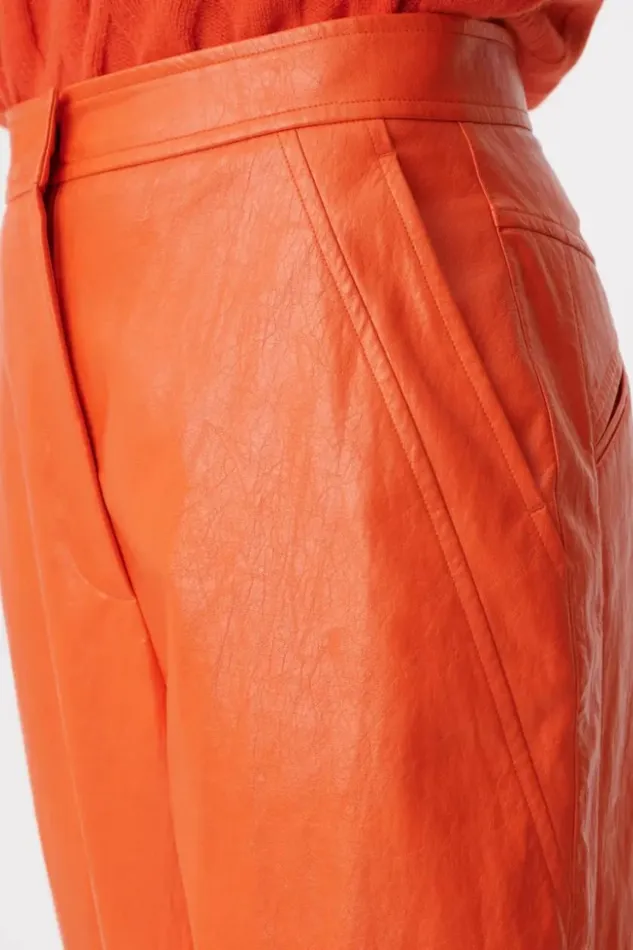 Women Pants and Skirts Lala Berlin Pants Paris Viscose Mix Paprika Women Pants and Skirts Lala Berlin Pants Paris Viscose Mix Paprika