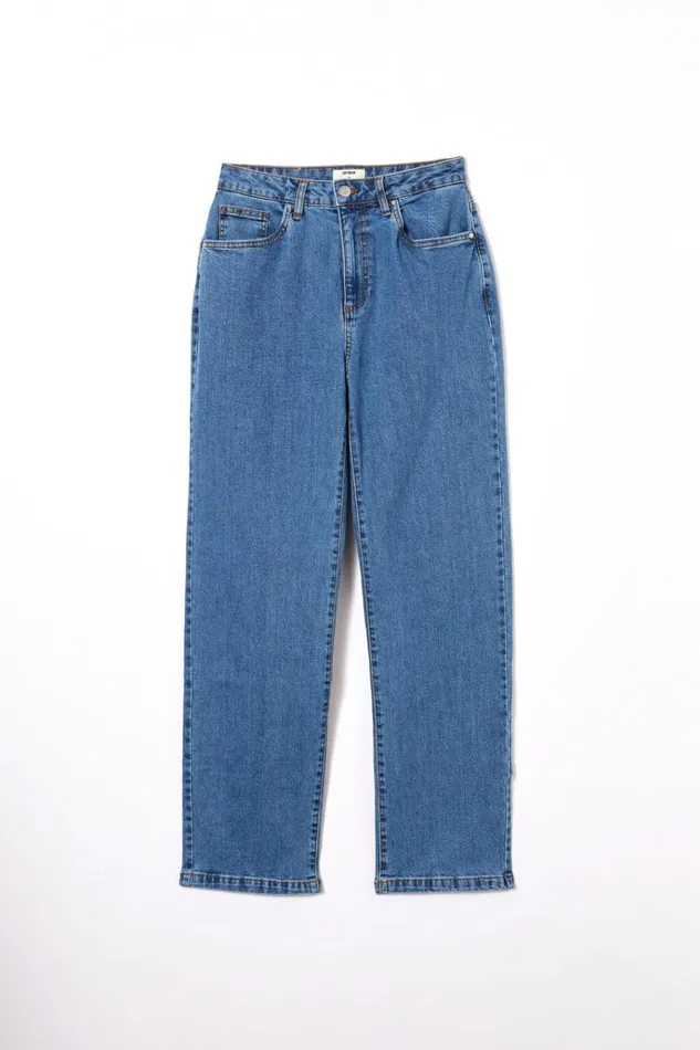 Women Pants Cotton On Curvy Stretch Straight Jean Sea Blue Women Pants Cotton On Curvy Stretch Straight Jean Sea Blue
