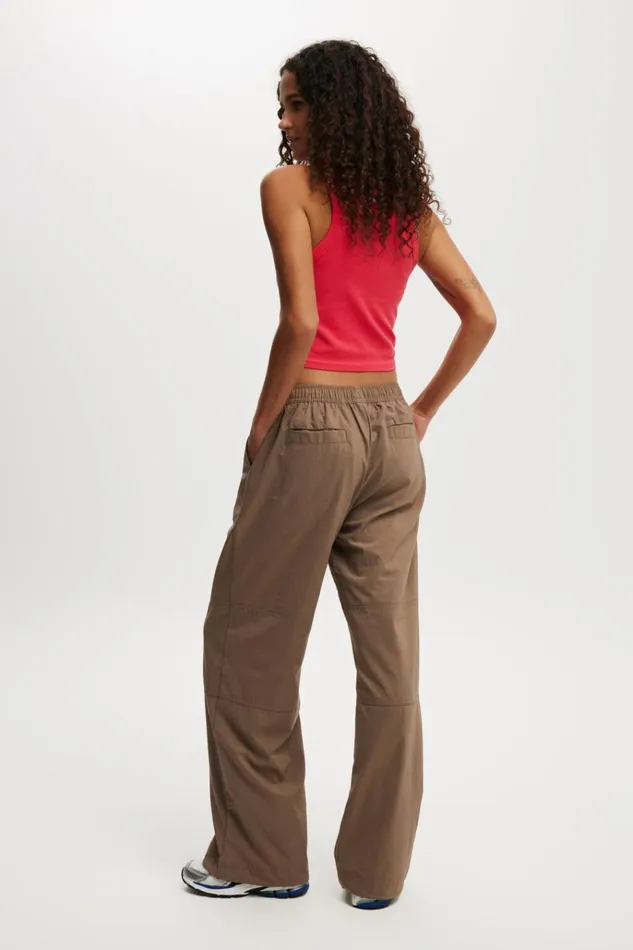 Women Pants Cotton On Essential Move Pant Dusky Green