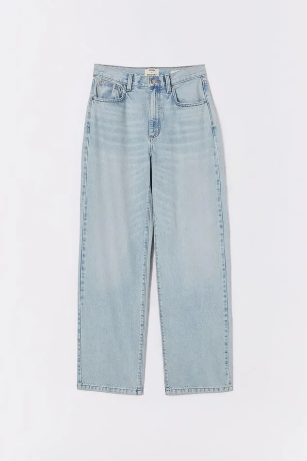 Women Pants Cotton On Loose Straight Jean Pearl Blue Women Pants Cotton On Loose Straight Jean Pearl Blue
