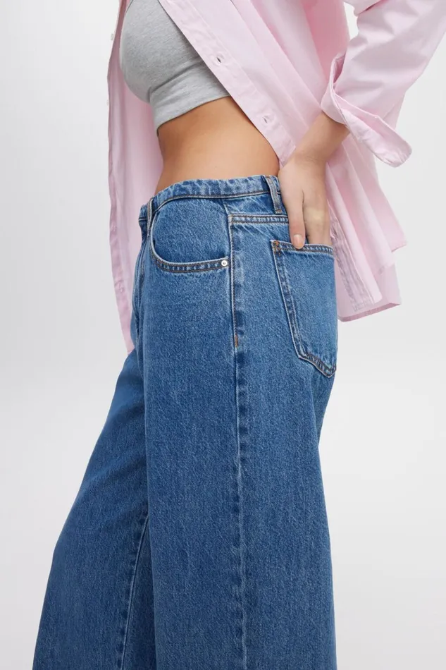 Women Pants Cotton On Relaxed Wide Jean Sea Bluewaist Women Pants Cotton On Relaxed Wide Jean Sea Bluewaist