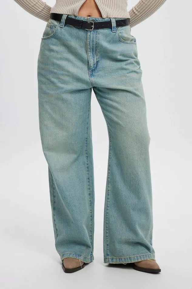 Women Pants Cotton On Super Baggy Jean Shell Blue Women Pants Cotton On Super Baggy Jean Shell Blue