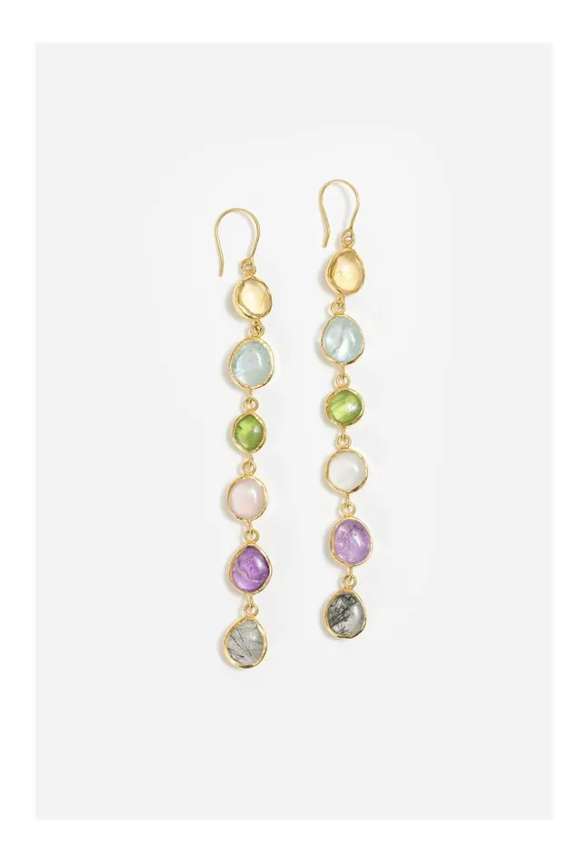 Women Pippa Small Anosha Earrings Gold Johnny Was Jewelry