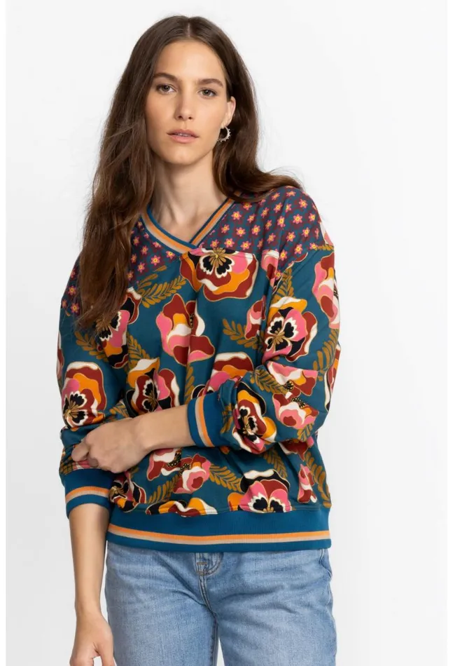 Women Promisino Tennis Sweatshirt Promisino Johnny Was Active