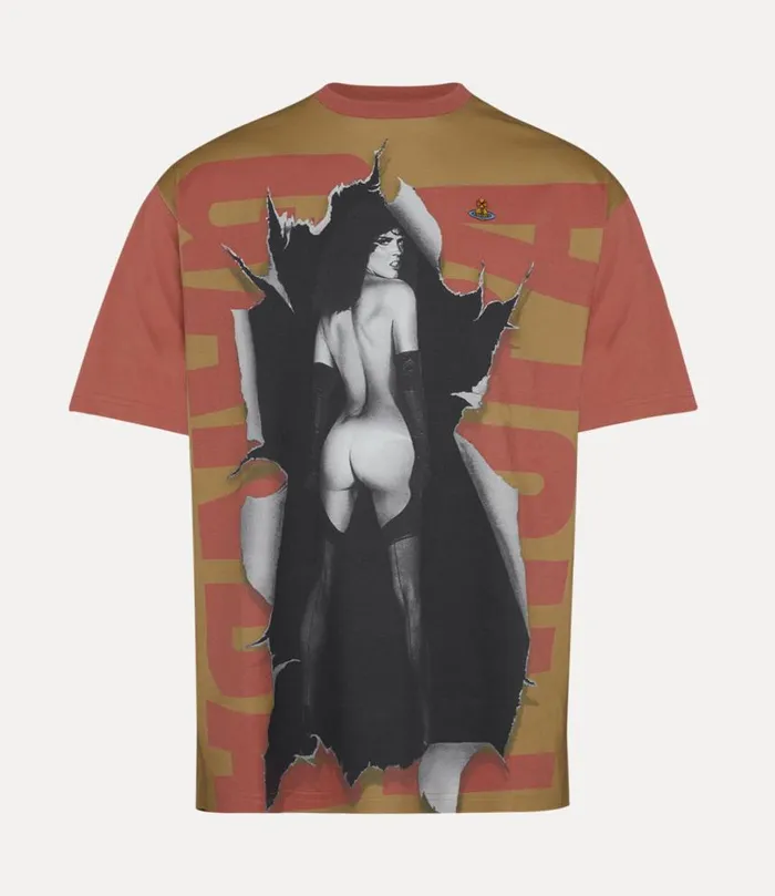 Women Propaganda Oversized Tshirt Cognac Vivienne Westwood Tops And Shirts