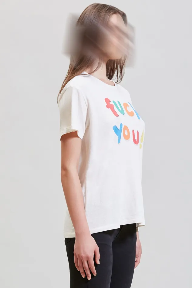 Women R13 Fu Boy TShirt 8211 Ecru TShirts
