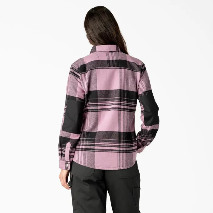 Womens DuraTech Renegade Flannel Shirt Grapeade Windowpane Plaid Grapeade Windowpane Plaid c1v Women Dickies Button Up Womens DuraTech Renegade Flannel Shirt Grapeade Windowpane Plaid Grapeade Windowpane Plaid c1v Women Dickies Button Up