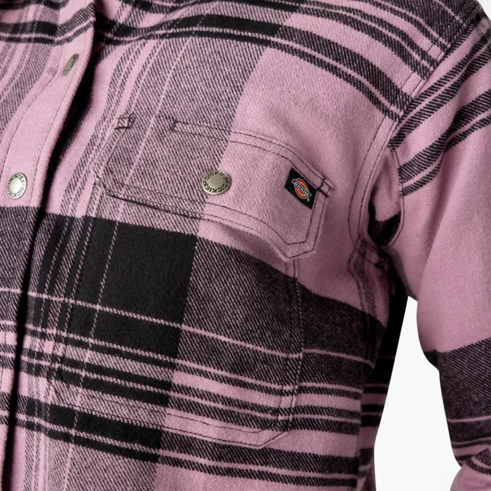 Womens DuraTech Renegade Flannel Shirt Grapeade Windowpane Plaid Grapeade Windowpane Plaid c1v Women Dickies Button Up Womens DuraTech Renegade Flannel Shirt Grapeade Windowpane Plaid Grapeade Windowpane Plaid c1v Women Dickies Button Up