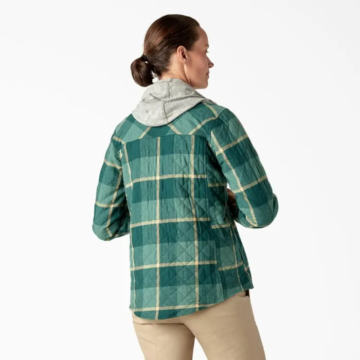 Womens Flannel Hooded Shirt Jacket Mallard Campside Plaid Mallard Campside Plaid a2v Women Dickies Coats and Jackets Womens Flannel Hooded Shirt Jacket Mallard Campside Plaid Mallard Campside Plaid a2v Women Dickies Coats and Jackets