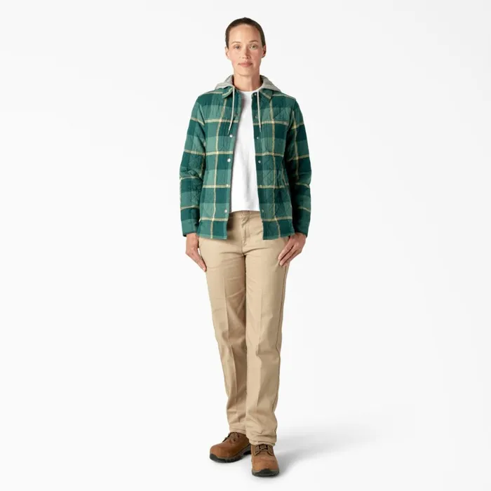 Womens Flannel Hooded Shirt Jacket Mallard Campside Plaid Mallard Campside Plaid a2v Women Dickies Coats and Jackets Womens Flannel Hooded Shirt Jacket Mallard Campside Plaid Mallard Campside Plaid a2v Women Dickies Coats and Jackets