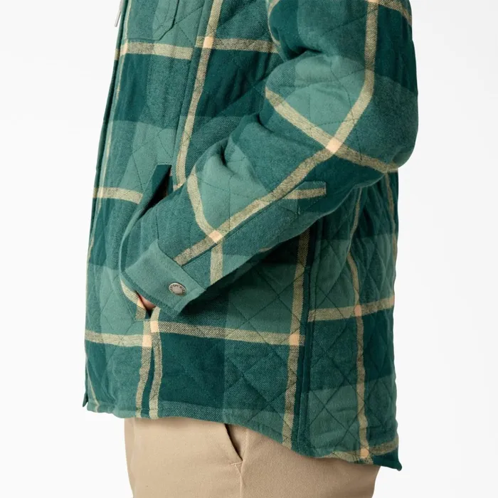 Womens Flannel Hooded Shirt Jacket Mallard Campside Plaid Mallard Campside Plaid a2v Women Dickies Coats and Jackets Womens Flannel Hooded Shirt Jacket Mallard Campside Plaid Mallard Campside Plaid a2v Women Dickies Coats and Jackets