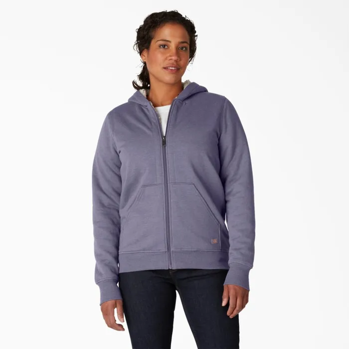 Womens High Pile Fleece Lined Hoodie Blue Violet Blue Violet b2h Women Dickies Hoodies and Sweatshirts Womens High Pile Fleece Lined Hoodie Blue Violet Blue Violet b2h Women Dickies Hoodies and Sweatshirts