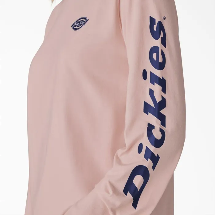 Womens Long Sleeve Heavyweight Graphic TShirt Peach Whip Peach Whip p2w Women Dickies TShirts Womens Long Sleeve Heavyweight Graphic TShirt Peach Whip Peach Whip p2w Women Dickies TShirts
