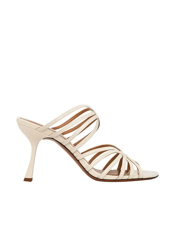 Women Sandals Zimmermann Aura Mule Sandal 85 Vanilla