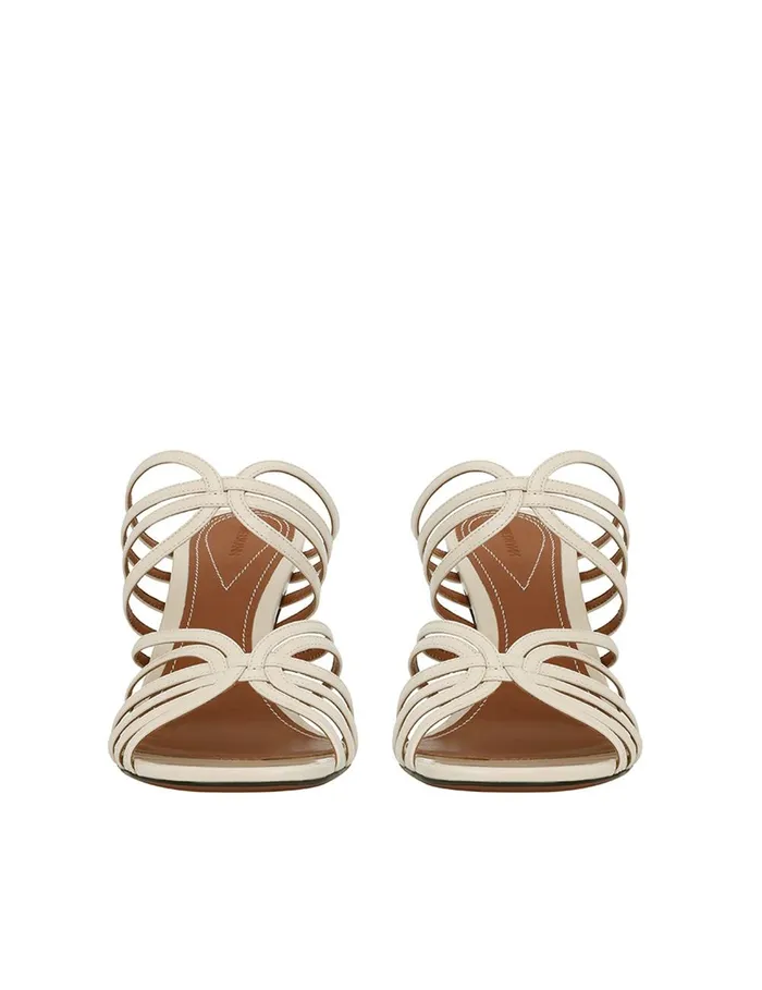 Women Sandals Zimmermann Aura Mule Sandal 85 Vanilla