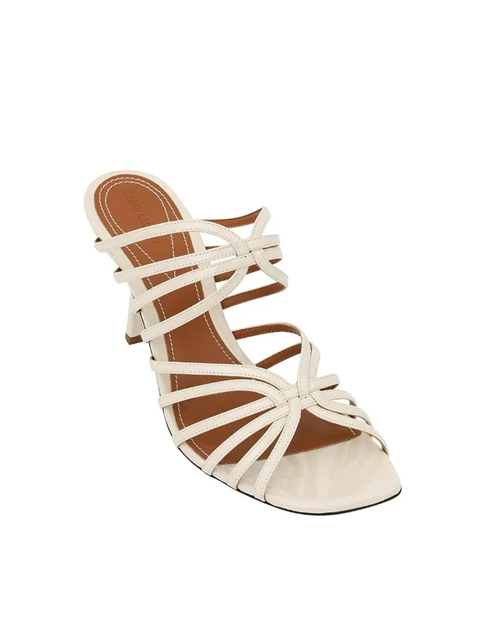 Women Sandals Zimmermann Aura Mule Sandal 85 Vanilla