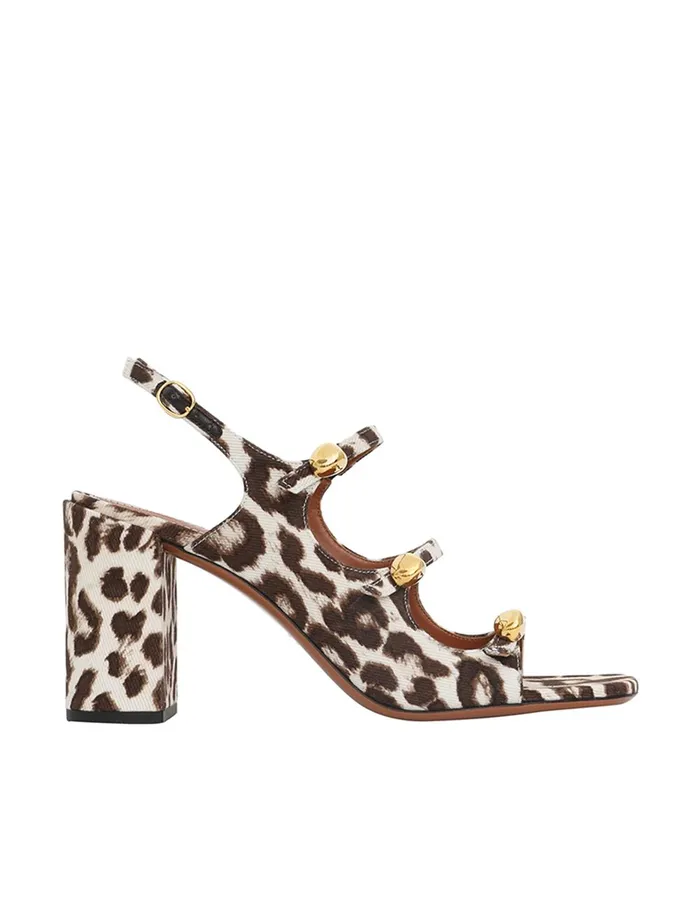 Women Sandals Zimmermann Eliot Sandal 85 Chocolate Leopard