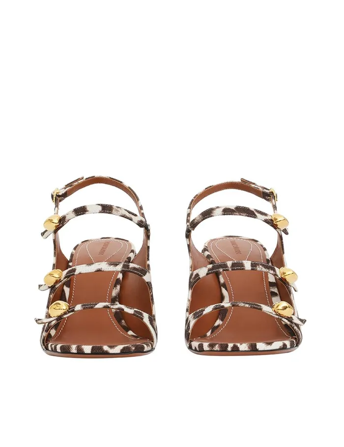 Women Sandals Zimmermann Eliot Sandal 85 Chocolate Leopard