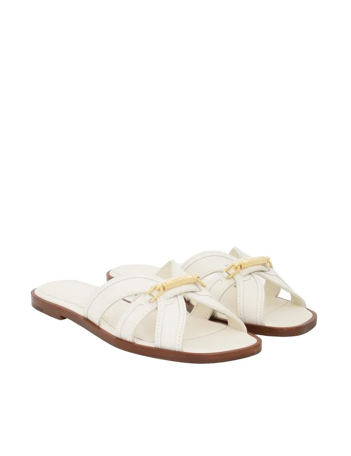 Women Sandals Zimmermann Prisma Slide Almond