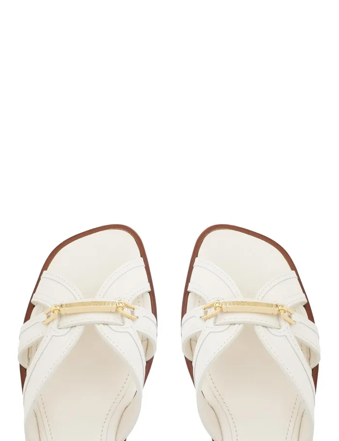 Women Sandals Zimmermann Prisma Slide Almond