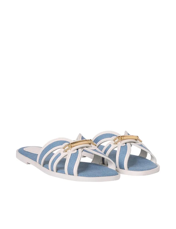Women Sandals Zimmermann Prisma Slide Denim