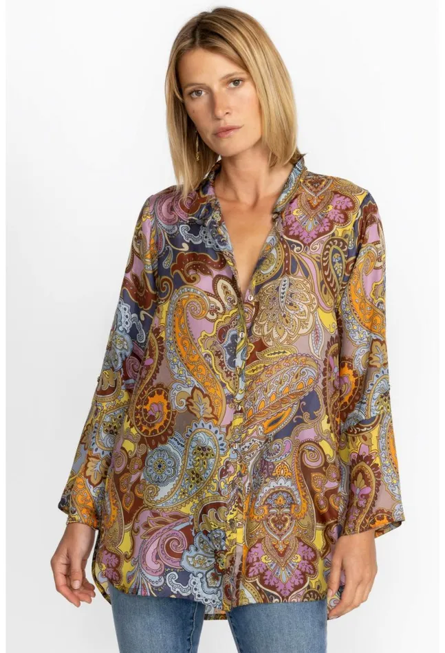 Women Sandalwood Tunic Sandalwood Johnny Was Tops