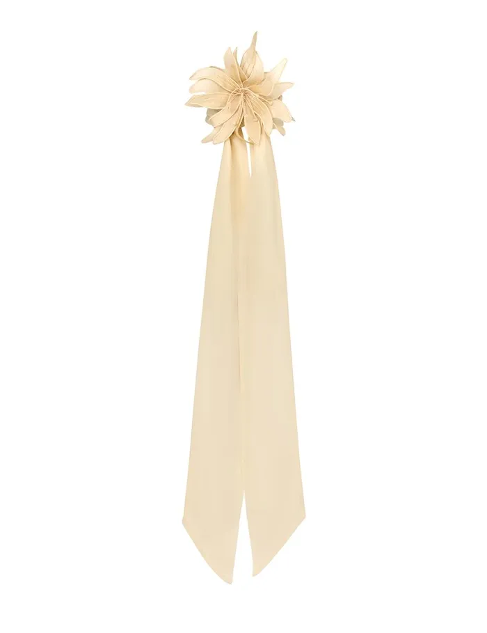 Women Scarves Zimmermann Flower Scarf Cream