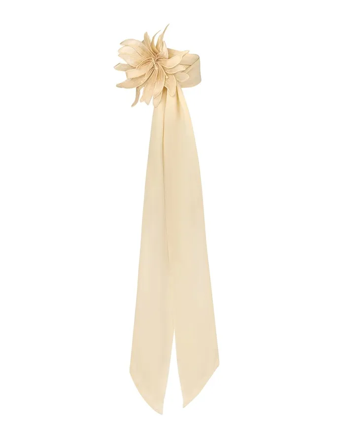 Women Scarves Zimmermann Flower Scarf Cream