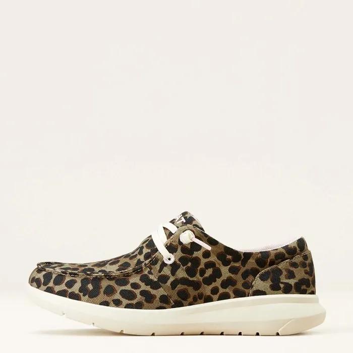 Women Shoes and Sneakers Ariat Hilo Olive Leopard Print