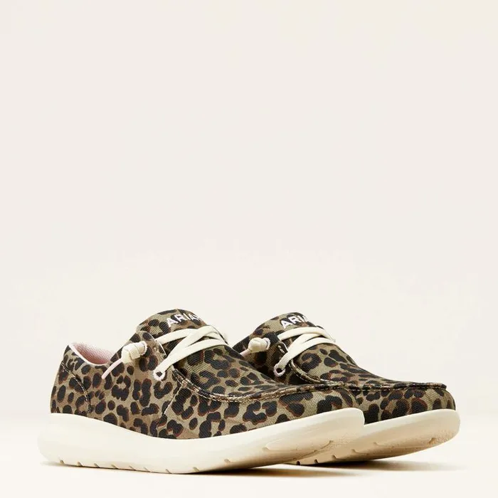 Women Shoes and Sneakers Ariat Hilo Olive Leopard Print
