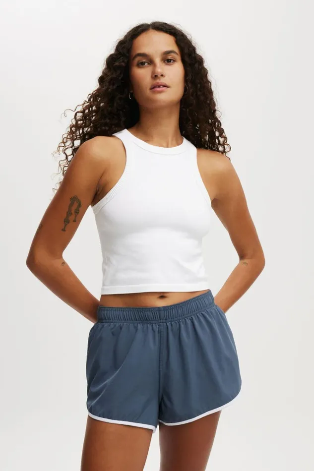 Women Shorts Cotton On On The Move Jogger Folkstone Greywhite