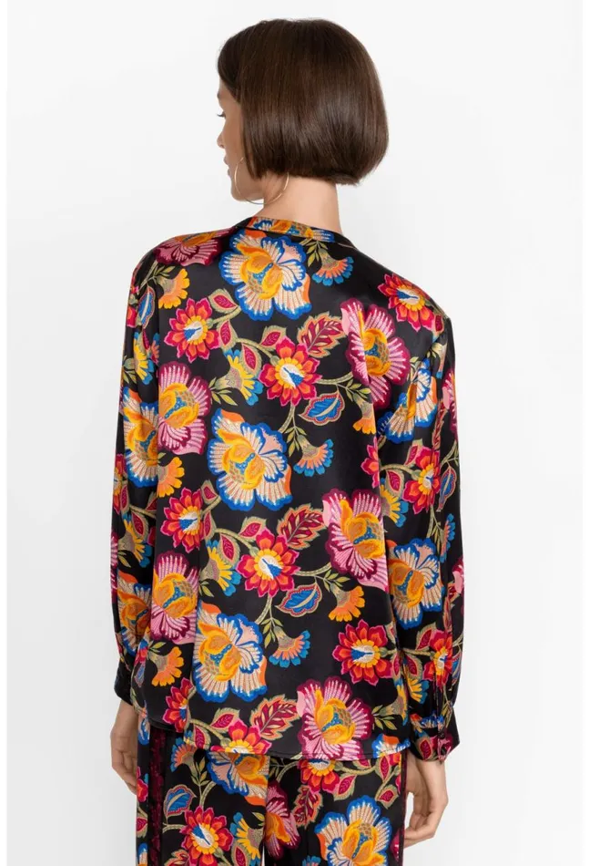 Women Sidonia Mandarin Button Down Shirt Sidonia Johnny Was Tops