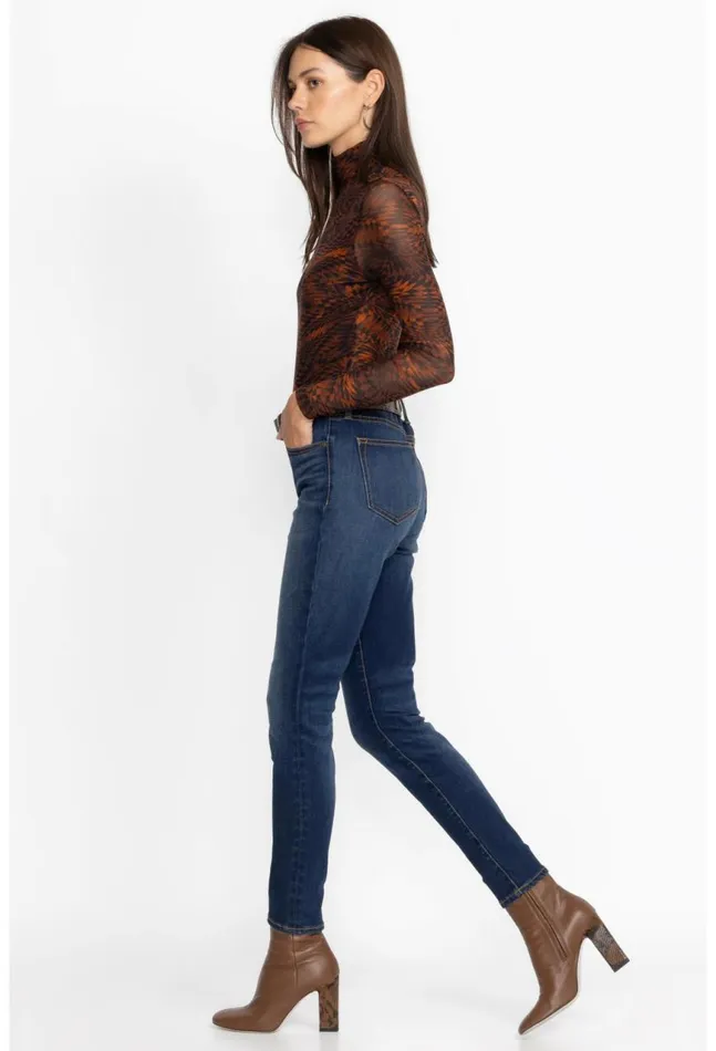 Women Skinny Jean Darkwash3 Johnny Was Bottoms