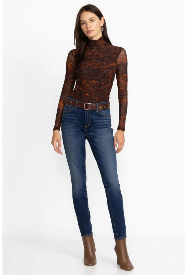 Women Skinny Jean Darkwash3 Johnny Was Bottoms