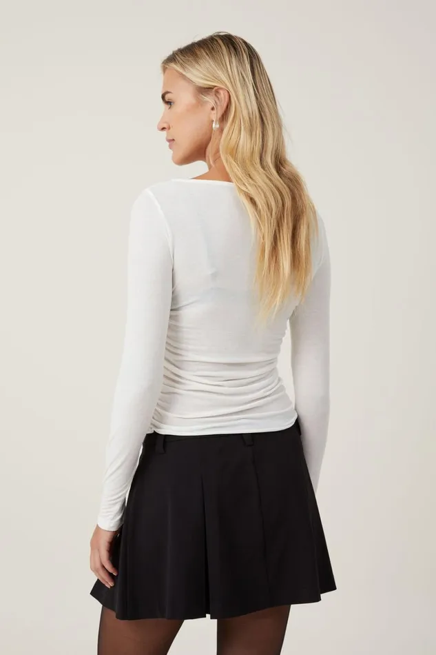 Women Skirts Cotton On Luis Pleated Suiting Skirt Black