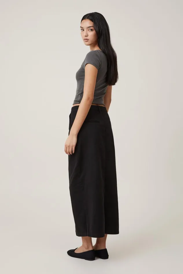 Women Skirts Cotton On Ryder Utility Maxi Skirt Black