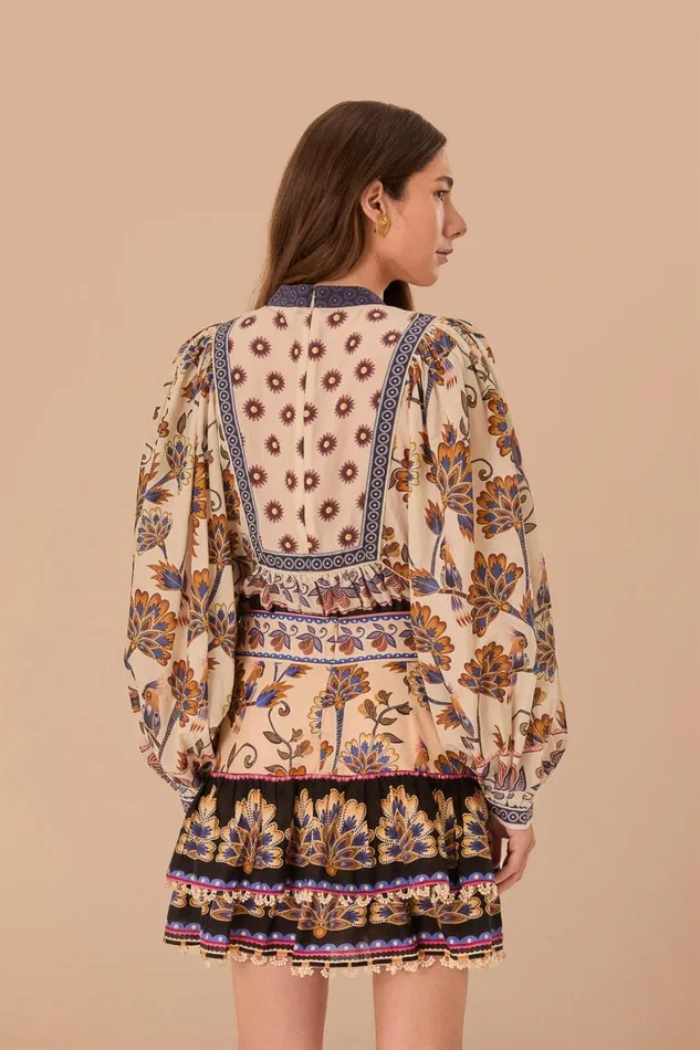 Women Skirts Farm Rio Cream Ainika Maxi Floral Mini Skirt