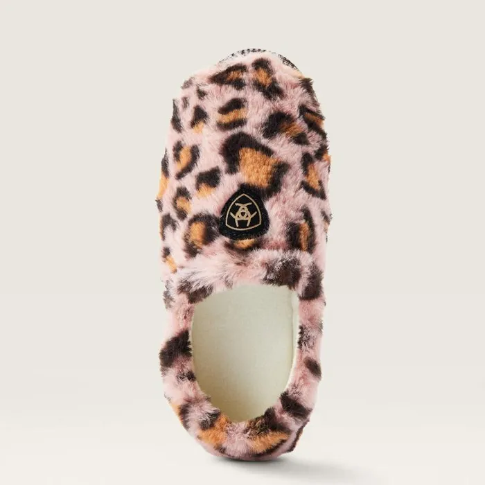 Women Slippers Ariat Snuggle Fuzzy Pink Leopard Print Women Slippers Ariat Snuggle Fuzzy Pink Leopard Print