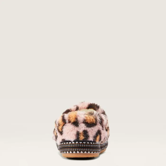 Women Slippers Ariat Snuggle Fuzzy Pink Leopard Print Women Slippers Ariat Snuggle Fuzzy Pink Leopard Print