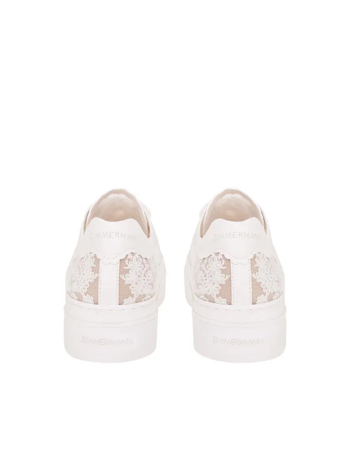 Women Sneakers Zimmermann Pixie Low Sneaker Ivory