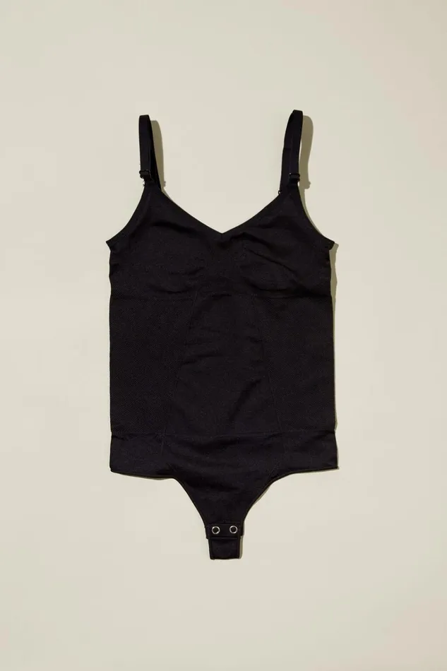 Women Solutions Cotton On Seamless Shapewear Smooth Bodysuit Black Women Solutions Cotton On Seamless Shapewear Smooth Bodysuit Black