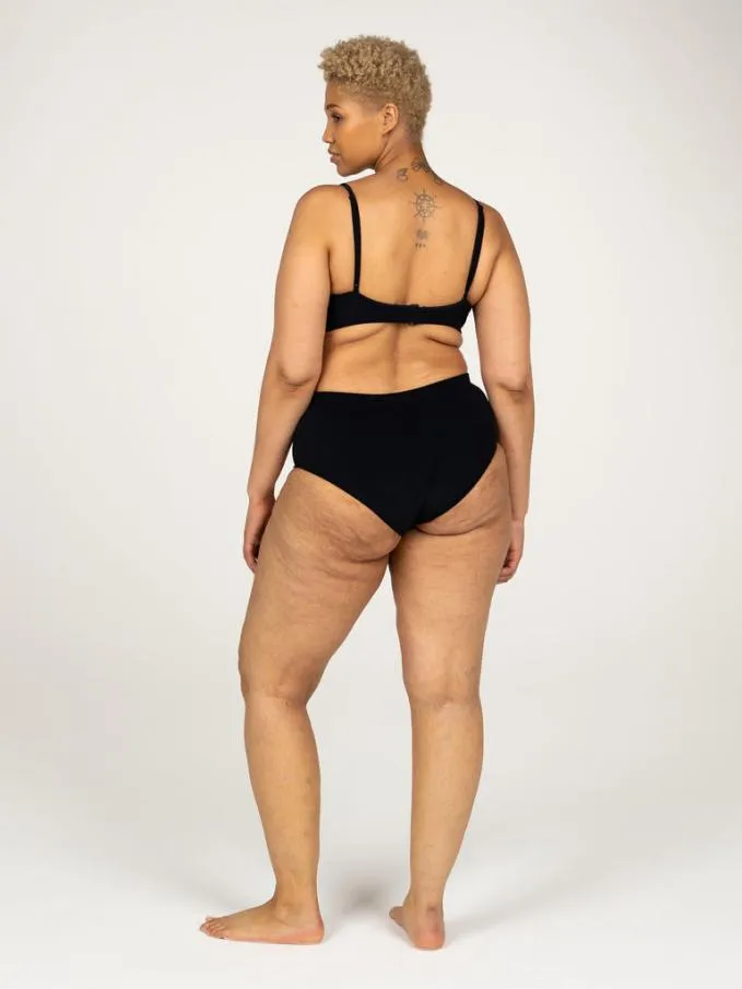 Women Sula High Waist Pant Black Finisterre Swimwear and Bikinis