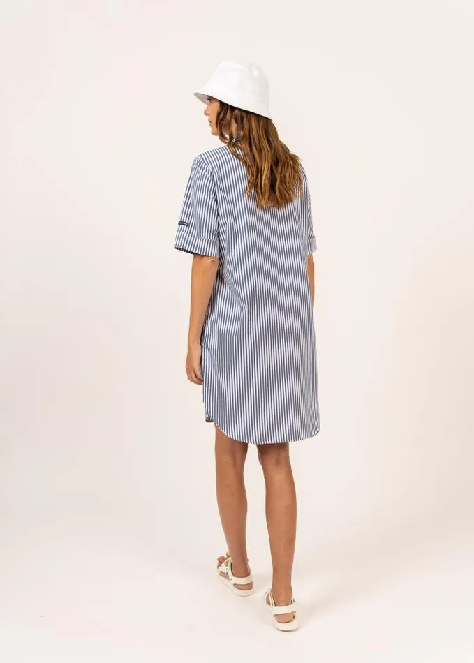 Women Summer Collection Saint James LEONIE White Blue