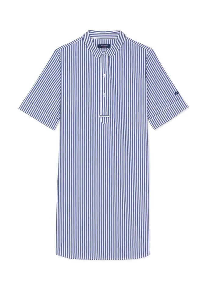 Women Summer Collection Saint James LEONIE White Blue