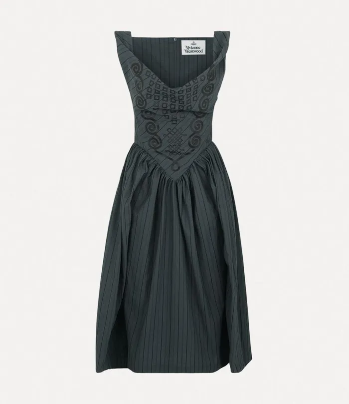 Women Sunday Dress Greystripes Vivienne Westwood Dresses
