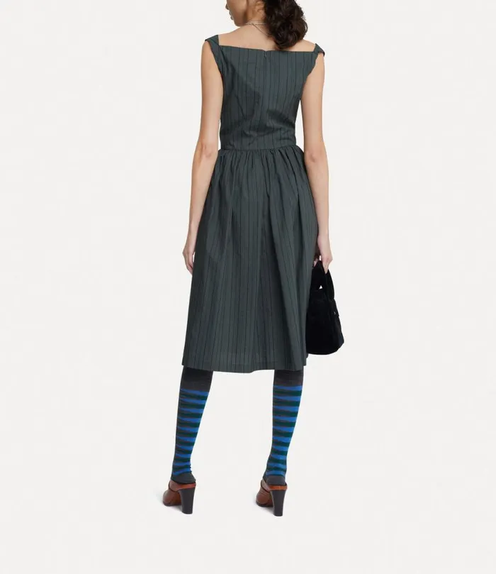 Women Sunday Dress Greystripes Vivienne Westwood Dresses Women Sunday Dress Greystripes Vivienne Westwood Dresses