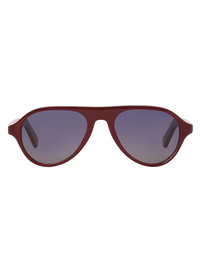 Women Sunglasses Zimmermann Cyd Aviator Burgundy