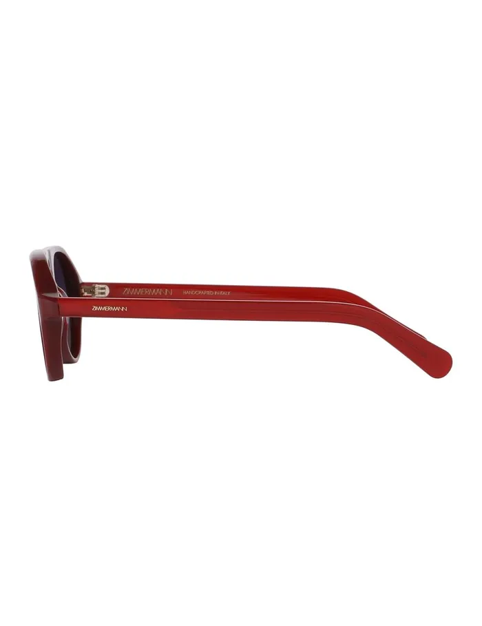 Women Sunglasses Zimmermann Cyd Aviator Burgundy